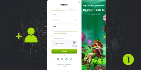 Kā sākt spēlēt Verde Casino pirmais solis