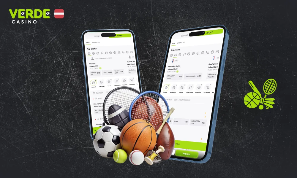 Likmju veikšana uz sportu ar Verde