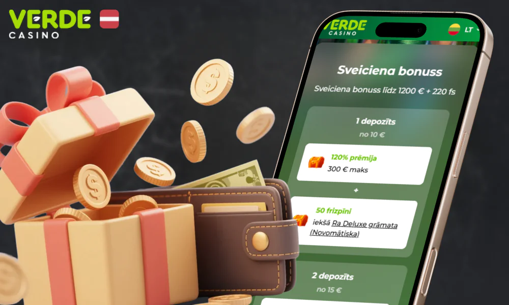 Īpašie Verde Casino bonusi